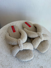 Load image into Gallery viewer, La Double J - Fluffy Knot Slides - Beige - 37 - RRP $460
