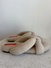Load image into Gallery viewer, La Double J - Fluffy Knot Slides - Beige - 37 - RRP $460
