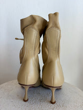 Load image into Gallery viewer, Zimmermann - Soft Gathered Leather Ankle Boots - Wheat - 41 - RRP$1005
