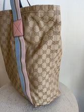 Load image into Gallery viewer, Gucci - GG Canvas Web Tote - Canvas - L
