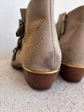 Load image into Gallery viewer, Chloe - Susanna Biker Ankle Boots - Grey - 38.5
