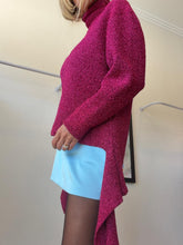 Load image into Gallery viewer, Balenciaga - Glitter Turtleneck Oversize Jumper - Pink - 34
