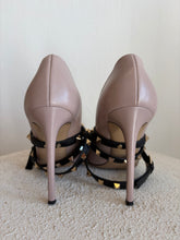 Load image into Gallery viewer, Valentino - Rockstud Pump w Studded Strap Heels - Taupe - 39
