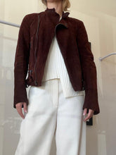 Load image into Gallery viewer, Ralph Lauren - Suede Moto Jacket - Brown - US4
