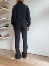 Load image into Gallery viewer, Tory Burch - Tracksuit Set - Top (L) pants (0) - Black/White Piping  - 0
