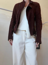 Load image into Gallery viewer, Ralph Lauren - Suede Moto Jacket - Brown - US4
