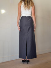 Load image into Gallery viewer, Elka Collective - Selma Linen Maxi Skirt - Grey - 8
