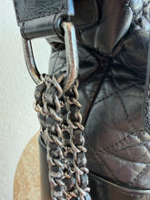 Load image into Gallery viewer, Chanel - Gabrielle Quilted Aged Calfskin Hobo Bag - Black - M
