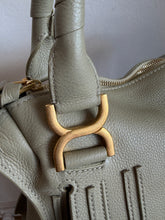 Load image into Gallery viewer, Chloe - Marcie Double Carry Calfskin Braided Bag - Slate Green - Medium - RRP$2,790
