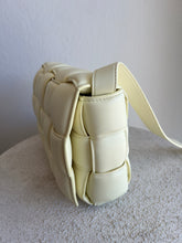 Load image into Gallery viewer, Bottega Veneta - Padded Leather Cassette Crossbody Bag - Pale Yellow - M - RRP$5489
