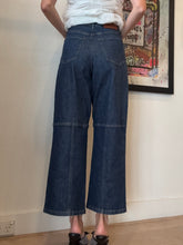 Load image into Gallery viewer, Scanlan Theodore - Wide Leg w Stitch Detail Jeans - Denim - 26
