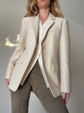 Load image into Gallery viewer, Rebecca Vallance - Single Breasted Two Button Blazer - Oatmeal - 8
