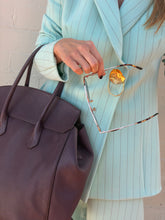 Load image into Gallery viewer, Maggie Marilyn -Pin Stripe Blazer &amp; Pants Suit Set - Mint - 8-10
