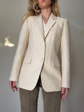 Load image into Gallery viewer, Rebecca Vallance - Single Breasted Two Button Blazer - Oatmeal - 8
