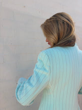 Load image into Gallery viewer, Maggie Marilyn -Pin Stripe Blazer &amp; Pants Suit Set - Mint - 8-10
