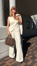 Load image into Gallery viewer, Rebecca Vallance - Blanco Pin Stripe Vest - Ivory - 12 - bnwt - RRP$379

