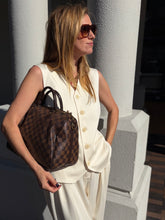 Load image into Gallery viewer, Rebecca Vallance - Blanco Pin Stripe Vest - Ivory - 12 - bnwt - RRP$379
