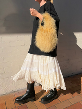 Load image into Gallery viewer, Estilo Emporio - Chunky Leather Boots w Gold Front Zip- Black  41
