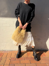 Load image into Gallery viewer, 3.1 Phillip Lim - V Back w Pearl Detail Sweater - Charcoal - L

