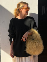Load image into Gallery viewer, 3.1 Phillip Lim - V Back w Pearl Detail Sweater - Charcoal - L
