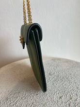 Load image into Gallery viewer, Valentino - Leather Chain ClutchBag- Green - S
