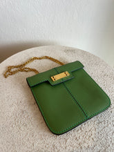 Load image into Gallery viewer, Valentino - Leather Chain ClutchBag- Green - S
