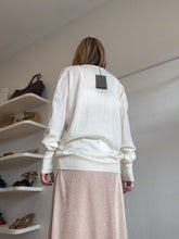 Load image into Gallery viewer, Ballantyne - Round Neck Extra Fine Merino Wool Jumper - Cream - 52 - nwt
