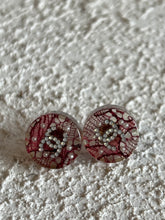 Load image into Gallery viewer, -Chanel - Glitter Logo Earrings - Pink - S
