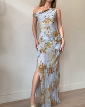 Load image into Gallery viewer, Bec &amp; Bridge - Antique Floral Asym Maxi Dress - Blue - 8
