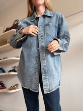 Load image into Gallery viewer, Wynn Hamlyn - Oversized Denim Shirt - Mid Denim - 8
