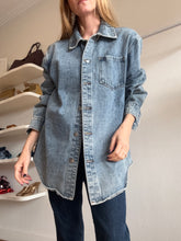 Load image into Gallery viewer, Wynn Hamlyn - Oversized Denim Shirt - Mid Denim - 8
