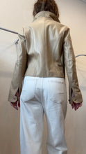 Load image into Gallery viewer, Ryder - Cropped Moto Jacket - Tan - 12
