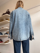 Load image into Gallery viewer, Wynn Hamlyn - Oversized Denim Shirt - Mid Denim - 8
