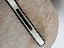 Load image into Gallery viewer, Zimmermann - Raffia Belt - Ivory w Black Trim- M/L
