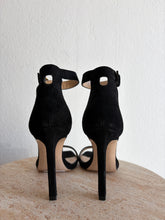 Load image into Gallery viewer, Stuart Weitzman - Suede Stiletto Heels - Black - 7
