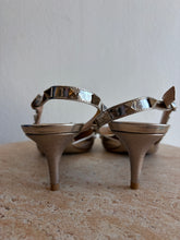 Load image into Gallery viewer, Valentino - Rockstud Slingback Kitten Heel - Metallic - 38 - RRP$1150
