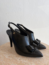 Load image into Gallery viewer, Chanel - Slingback Lambskin Bow Heel -  39
