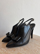 Load image into Gallery viewer, Chanel - Slingback Lambskin Bow Heel -  39

