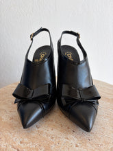 Load image into Gallery viewer, Chanel - Slingback Lambskin Bow Heel -  39
