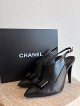 Load image into Gallery viewer, Chanel - Slingback Lambskin Bow Heel -  39
