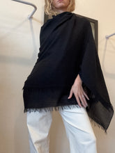 Load image into Gallery viewer, Hermes - Oversize Cashmere Scarf - Black - L
