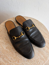 Load image into Gallery viewer, Gucci - Princetown Leather Loafers - Black - 39
