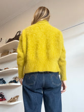 Load image into Gallery viewer, Antalya - Angora Blend Shrug Cardigan - Chartreuse - OS - RRP$569
