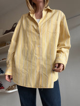 Load image into Gallery viewer, Nili Lotan - Classic Oversized Stripe Shirt - Butter Yellow - L
