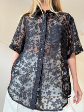 Load image into Gallery viewer, BLANCA - Astra Lace SS Shirt - Black - S/M - RRP$255
