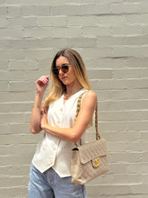 Load image into Gallery viewer, Rebecca Vallance - Blanco Pin Stripe Vest - Ivory - 12 - bnwt - RRP$379
