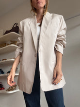 Load image into Gallery viewer, Viktoria &amp; Woods - Seahawk Blazer w button - Stone - 4 - bnwt - RRP$590
