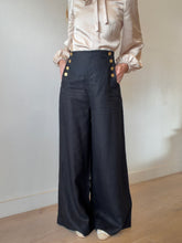 Load image into Gallery viewer, Zimmermann - Celestial Flared Sailor Pants - Black - 2
