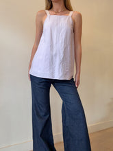 Load image into Gallery viewer, Lee Matthews - Linen Blend Tank Top  w Pockets - Lilac - 0

