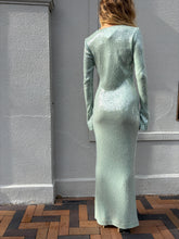 Load image into Gallery viewer, 16arlington - Solaria Sequinned Maxi Column Dress - Mint - 12 - RRP$1338
